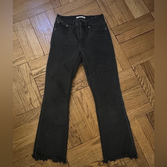 Madewell Denim - Madewell Cali Demi Boot Jeans in Black Size 25